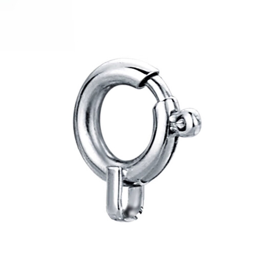 Fat Donglai same platinum necklace button connector PT950 buckle accessories spring buckle platinum open small circle bracelet platinum 950 spring buckle