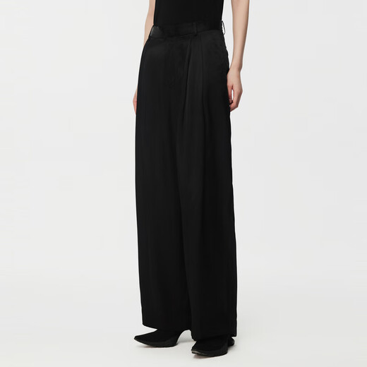 Jiangnan Buyi (JNBY) Sommer -Frauen -Freizeithose Einfache Pendelbreite Beine hohe Taillenfehlertemperament 5o5e15250 001/Ben Black S
