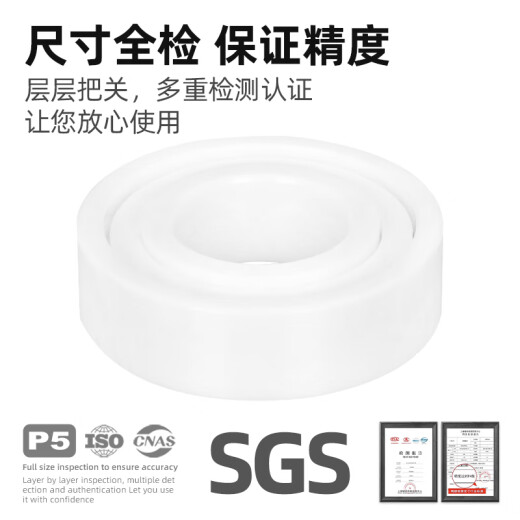 德国KGR进口氧化锆全陶瓷轴承6200大全6201密封6202 6203防水6204 6205CE 6212CE密封【60*110*22】