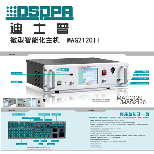 PA Disp MAG2120 miniaturized host MAG2120II matrix 20 partitions