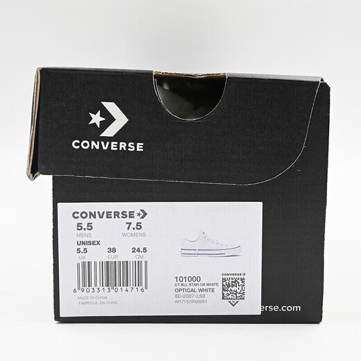 Converse All Star Canvas Schuhe Herrenschuhe Frauenschuhe Klassiker Low Top Sports Casual Schuhe Neutrales Paar Weiß 101000 Weiß Evergreen 35