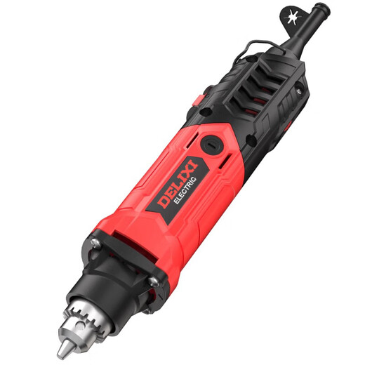 Delixi electric grinder high-power small handheld speed adjustment polishing jade wood carving cutting tool polishing artifact fortune model 285W six-speed speed adjustment + 64-piece set