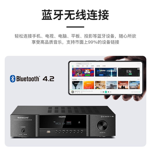 Nobsound AVR-3300 5.1-channel panoramic sound professional home theater amplifier karaoke movie K amplifier