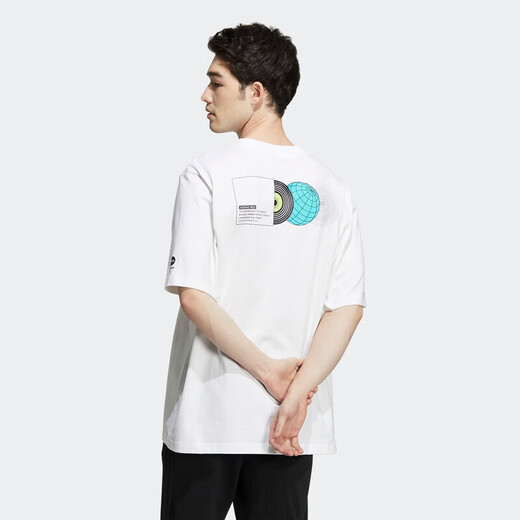 阿迪达斯 （adidas）Neo男装夏季舒适运动服休闲短袖T恤HC9717 A/XL码