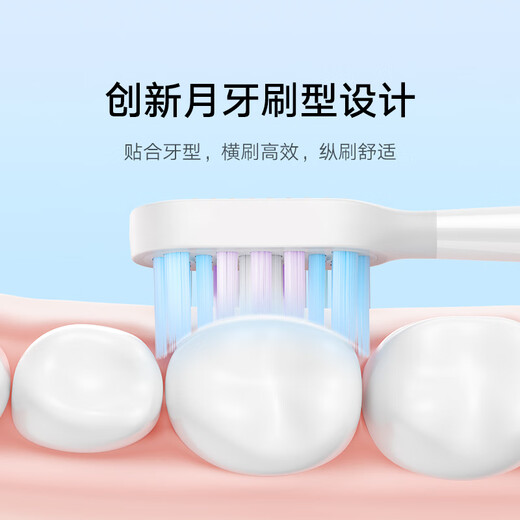 Mijia Xiaomi Sonic Electric Toothbrush Head (Full Whitening Type) 2 Pack White