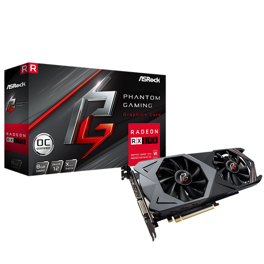 [70% Nouveau] ASROCK (ASROCK) RX590 8G OC Phantom Esports ATHENA 1560-1591 MHz / 8000 MHz GDDR5 POULEUR CARTRE GRAPHICS DE POULEUR