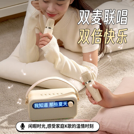 朵帆10岁女孩生日礼物7-14女童麦克风话筒音响一体机儿童玩具3-6岁