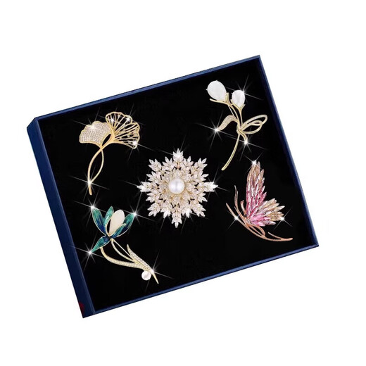 Helena Pearl Broche de alta gama Exquisito broche accesorios de alta gama Pon anti-expuesto regalo de cumpleaños Flakke Pearl Brooch