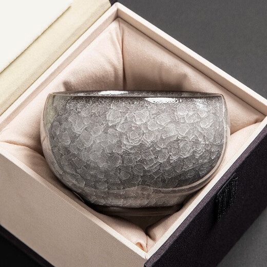 Eight Thousand Lines Jianzhan Tea Cup High-end Master Cup Single Cup Ru Kiln Ceramic Kung Fu Tea Set Men's Tea Bowl Business Souvenir