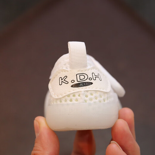 Tutu Dawen Baby Sandals Spring and Summer Toddler Shoes for Boys and Girls 0-1-2 Years Old 3 Mesh Soft Sole Infant and Toddler Shoes Mickey Mouse White 12.5 Inner Length 12.5cm (Recommended 6-12 Months)