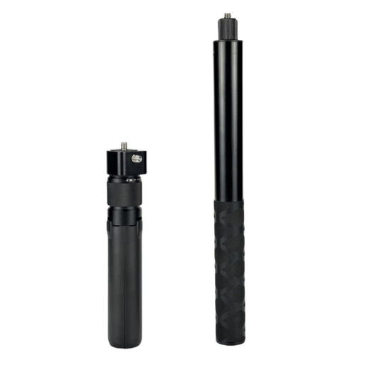 须影适用insta360 X3 X4子弹时间影石隐形自拍杆旋转手柄运动相机支架 0.7米(直拉式)