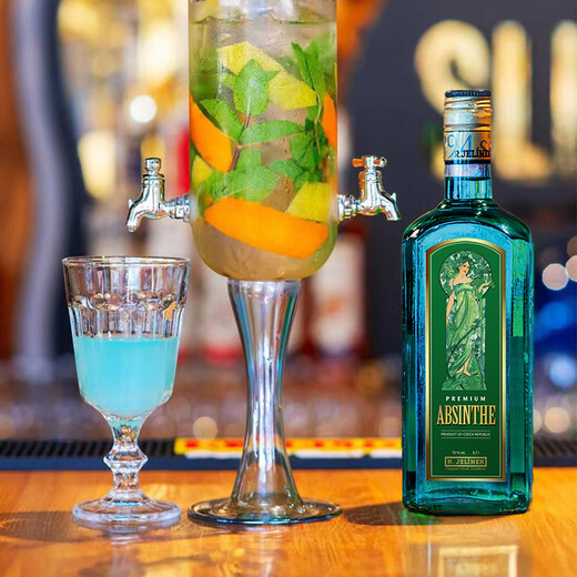 
Jerin Rudolph absinthe 70-degree spirit 700ml Czech original bottle imported foreign wine base wine Lijiao wine preparation wine Rudolph absinthe 700mL 1 bottle 70%vol