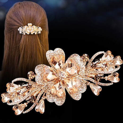 Clip à cheveux Dijing Coiffure pour femmes Clip de cheveux haut de gamme Clip de tête de la tête de la tête 2025 Nouveaux accessoires de cheveux Cadeau d'anniversaire pour la femme et la mère Elegant Bow Hair Clip [Boîte-cadeau] TL117