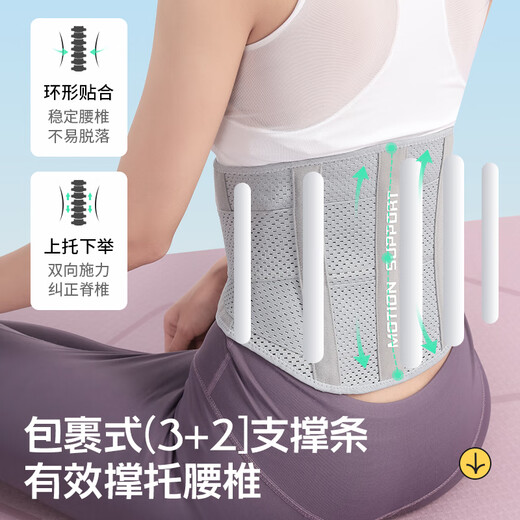 Li Ning (LI-NING) waist belt sports waist disk waist tightness fitness running men and women protruding squat deadlift waist support basketball body shaping and abdomen
