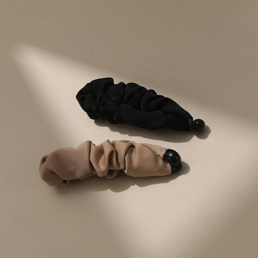 Chimera (CHIMERA) 2 pieces of fabric non-slip vertical clip medium hairpin hairpin fully tied hairpin high ponytail banana clip girl birthday gift