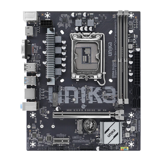 Shuangmin H610M Sniper series (Intel H610 /LGA 1700) supports G6900/12100/13100 entertainment office motherboard UN-H610M 666 DDR4 Sniper