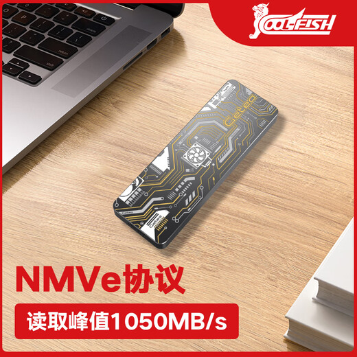 GETEA移动硬盘固态1t大容量NVMe高速Type-C3.1手机直连512g长江存储颗粒mac笔记本电脑外接2t固态硬盘 灰色【加密版 | 读取峰值1050MB/s】 512G（三年只换不修 | 白
