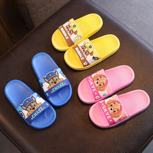 Paw Patrol Children's Slippers (PAW PATROL) Paw Patrol Children's Slippers Boys Baby Summer Children Indoor Shoes Home Sandals for Children and Middle-aged Children Bathing Anti-Slip Women's PW3103 Paw Patrol Dark Blue Soles Archie 18 Inner Length 18cm 190 Codes (Suitable for Codes 28/29)