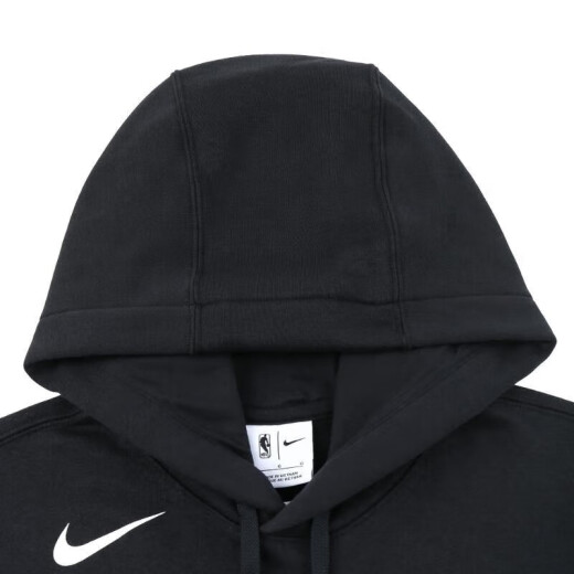 Nike (Nike) Chaqueta de sudadera Summer de verano Nuevos deportes de baloncesto de la NBA de punto más lana Moda Captain Capucha DX9794-010 Negro más Fleece S