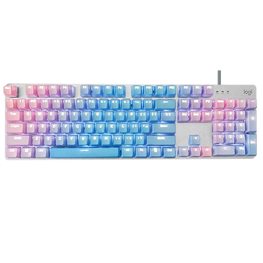 罗技（Logitech）G502 HERO+K845 电竞游戏鼠标 G502HERO阿卡丽贴纸款鼠标  K845有线机械键盘 游戏键鼠套装 K845红轴-蓝色妖姬+G502HERO阿卡丽贴纸