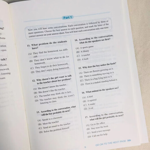 Genuine TOEFL Junior full simulation test questions Zhou Chao Renmin University Les Tourui Education Research Institute Junior TOEFL preparation simulation test questions TOEFL test preparation materials 5 sets of simulation test questions answer analysis Question answer analysis