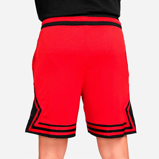 Nike Shorts Herrenhosen Fitnesshosen Sommer Sport Casual Lous LOVER Comfort Training Fitnesshosen Basketballhose DH9076-687/Rot und Schwarz S
