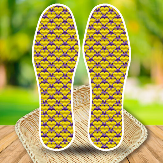 
Insole Cross Stitch Self-Embroidery Belt Needle and Thread 2024 New Pure Handmade Embroidery Belt Needle and Thread Not Fading Half Light Gray 686 Peaceful 35