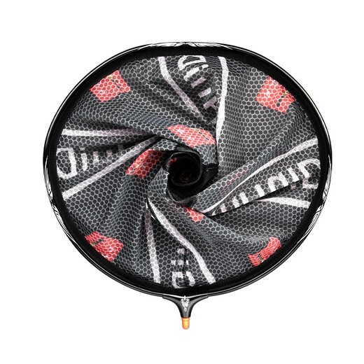 Jiazhi Fishing Copy Net Net Pocket Aluminum Alloy Big Black Pit Fishing Net Lightweight Net Head Anti-hook Small Fishing Gear Fishing Density Net Deepening Black Round 30# Aluminum Alloy Net Copy Head