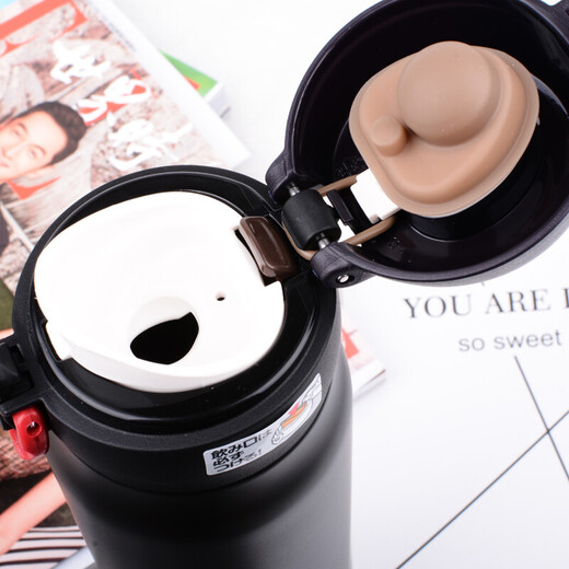 
THERMOS large capacity thermos cup stainless steel outdoor car travel one-handed pop-up cover male and female student water cup JNR-753BLPL purple 750ml