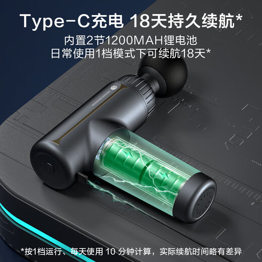 JD Fascia Gun Massager SE Fascia Massager Whole Body Muscle Deep Relaxation Waist Leg Neck Massager Calf Muscle Massager Birthday Gift Female Teacher's Day Gift Men