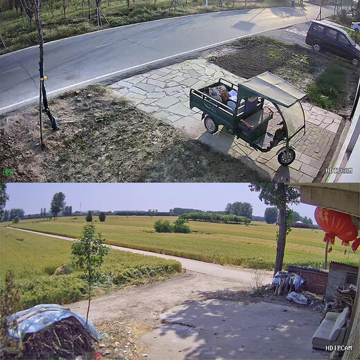 Tianshitong-Lösung 5 Millionen Single- und Doppel-Objektiv Full Color WiFi Version 4G Ultra-Clear Camera Intercom App Remote-Überwachung WiFi Version 5 Millionen mit Überwachung Netzteil mit 64G Speicherkarte