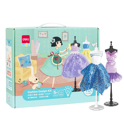 Deli de 10 piezas de diseño de ropa juguetes de casa niña bricolaje de material hecho a mano Moda de vestir creativa de 7-14 cumpleaños regalo de graduación regalo para niños