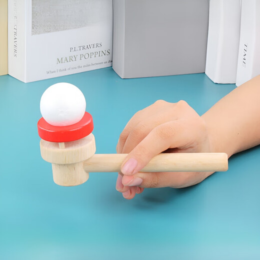 Yuanqi Children's Fun Wooden Ball Ball Ball Training Training Langage Development Resilient Rehabilitation Children's Suspending Ball Ball Oral Training Disvice Macaron Ball Ball Green (avec 2 balles)
