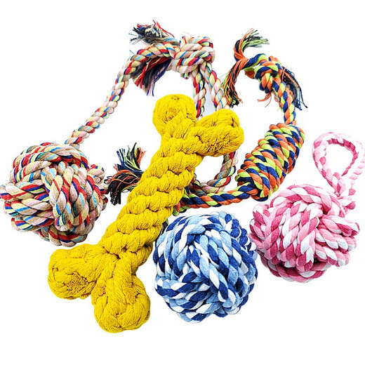 Hanhan Paradise Pet Dog Toy Cotton Rope Bite Resistant Interactive Training Screaming Chicken Dog Teething Supplies Interactive Set Supplies 5