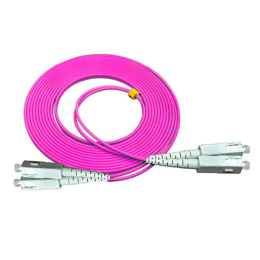 Huihong Times 10 Gigabit Multimode Faser Jumper LC-SC-FC 10 Gigabit Om3 Om4 Dual-Core Pigtail Telecommunications Grad LSZH LSZH HALOGENFAHR-FASER FASER JUMPER SC-SC 10 GIGABIT OM3 (Rose Red) 10 Meter