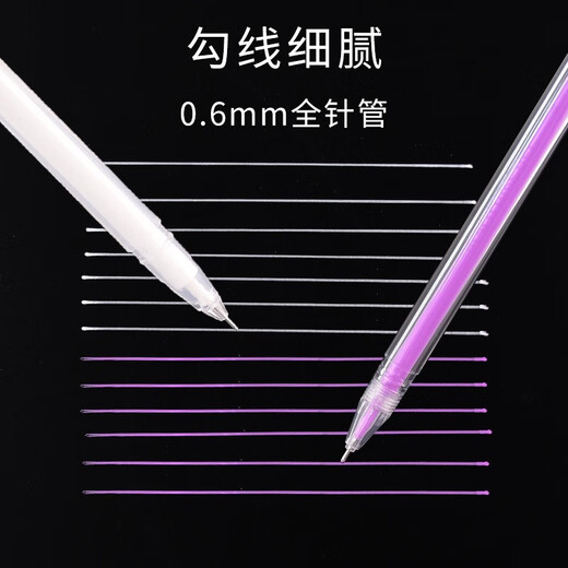 
Tingyuxuan Highlight Pen Highlight Painting Brush Sketch Highlight Pen Student Watercolor Highlight Pen Set Colored Pen Colored Gold Pen White Pen Not Fades Colorful Waterproof Art Highlight Golden Box (12 Packages) 838