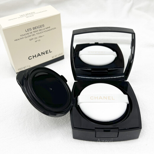 Chanel soft light long-lasting air cushion foundation for oily skin long-lasting waterproof concealer air cushion water foundation SPF25 jelly air cushion translucent jelly air cushion N10 for fair skin 11g