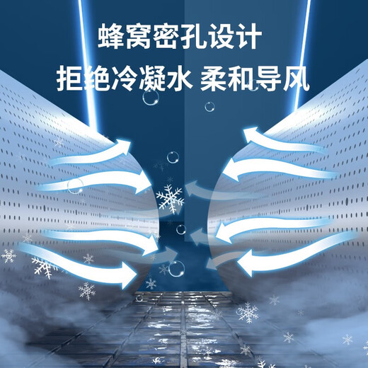 Yibaili central air conditioning windshield anti-direct blow air conditioning baffle cold wind guide plate ceiling ceiling machine office porous style porous soft wind style 120cm 5218