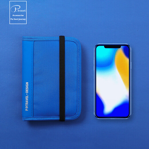 Bolsa para pasaporte RFID antirrobo impermeable almacenamiento de documentos porta billetes de viaje bolso de mano para visa viaje de negocios al extranjero bolso para tarjetas gris