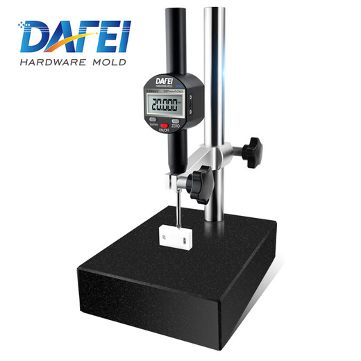 DAFEI digital display dial indicator dial indicator electronic digital display shock-proof, waterproof and oil-proof altimeter height gauge digital display dial indicator 0-12.7