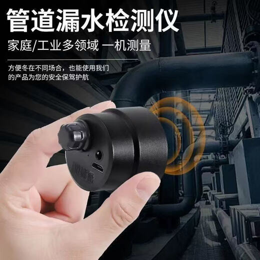 Cast-solid water leakage detector, partition wall ear detector, wall listening device, precise positioning instrument for detecting water leakage, listening device