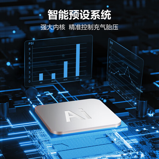 Deli (deli) dual 30-cylinder car air pump car Xiaomi su7 can use digital display air pump tire pressure detection inflatable treasure