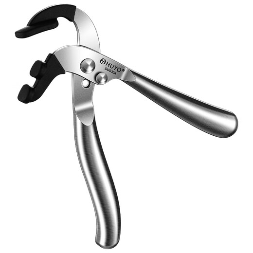 HUYO hawk's beak anti-scalding clip bowl taker kitchen plate clip artifact 304 stainless steel casserole anti-slip clip steaming vegetable plate lift hawk's beak anti-scalding clip red 20-year warranty