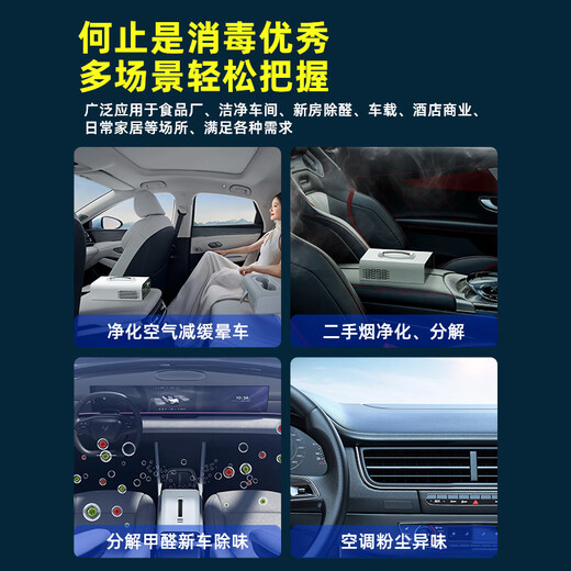 Feili Automotive Intelligent Ozone Disinfection Machine Negative Ion Air Disinfection, Sterilization and Deodorization Generator FL-805QS FL-803C (Car Household Disinfection and Deodorization)