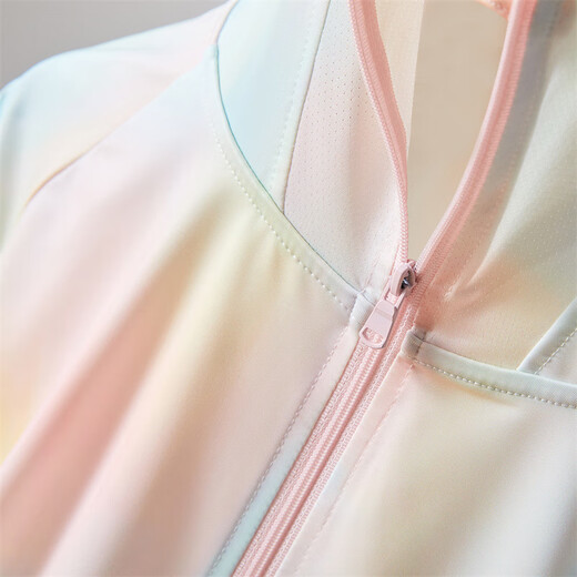 TERRE BLEUE sun protection clothing for women in summer, anti-UV fashionable ice silk breathable sun protection clothing jacket for women, colorful small ice gauze L