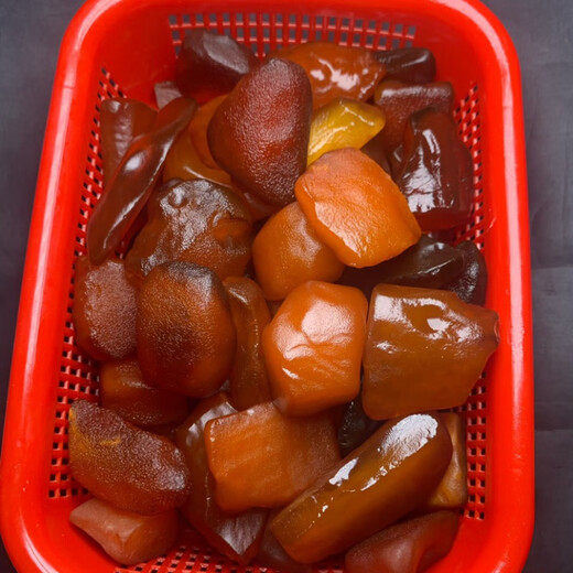 Fat Donglai same style full leather beeswax raw ore amber raw stone natural wool flower wax handle piece clavicle pendant men No. 204