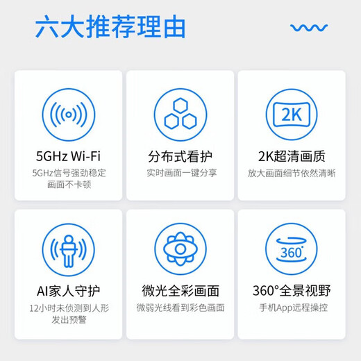 Huawei Smart Select Hongmeng Smart Select Xiaodu Monitoreo interior Interior Network 5GWIFI Monitor de alta definición Home 360 grados Sin puntos ciegos con visión nocturna Teléfono móvil intercomunicador de dos vías [Versión de doble banda] 64G + Sin instalación libre