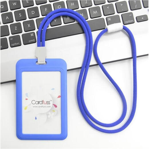 
Student card cover with lanyard Fashion round rope lanyard tag employee card bus card work card work card campus card cover card student bus C5 red horizontal version + 9734 red round rope