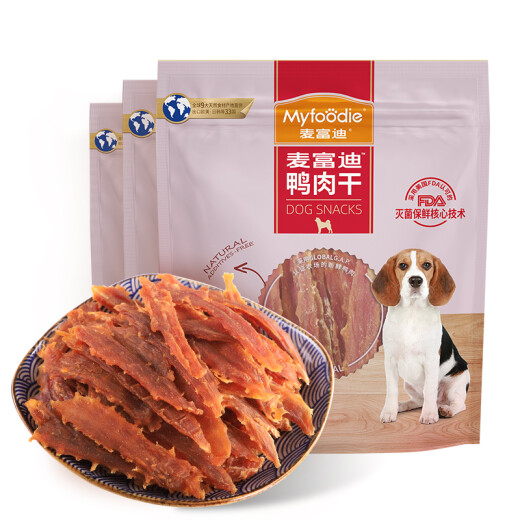 McFoodie Pet Dog Snacks Adult Dogs and Puppies Dog Training Reward Duck Dried 1200g