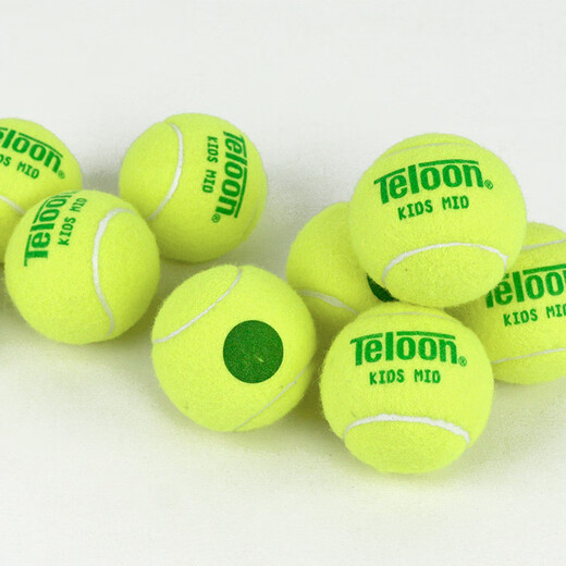 Tevoloon Children's Tennis 831/832 Низкое давление начинает мягкий переход красный/оранжевый/зеленый шар Средний зеленый декомпрессия 25% [48 целых пакетов]